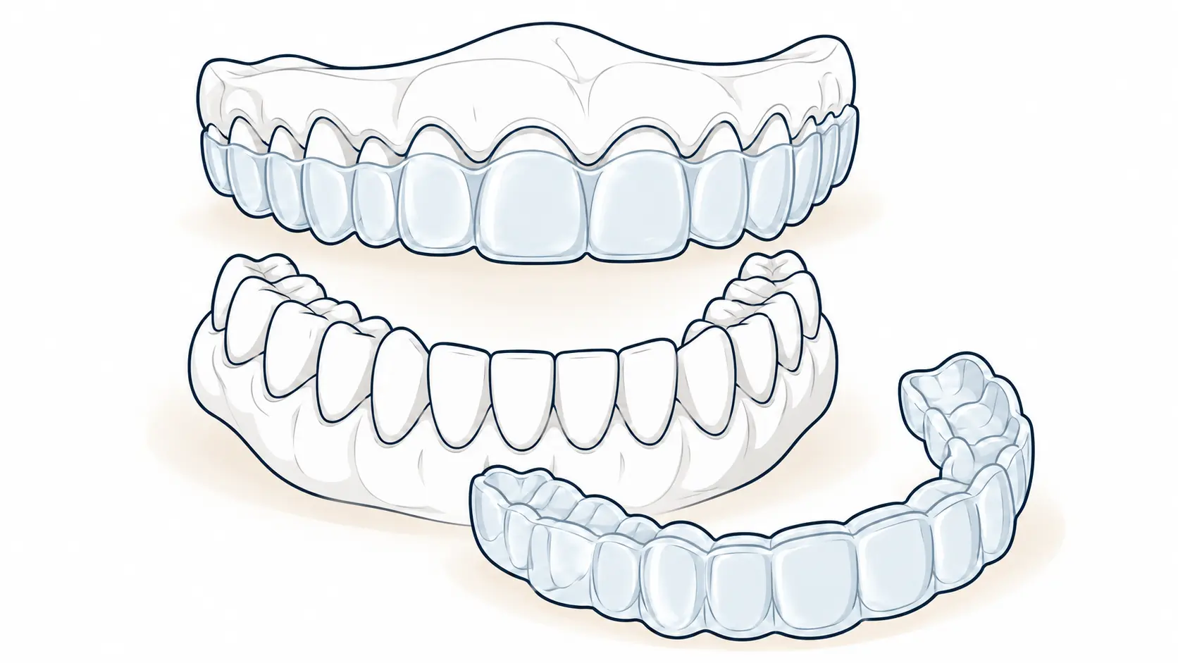 Illustration: Invisalign – clear aligners